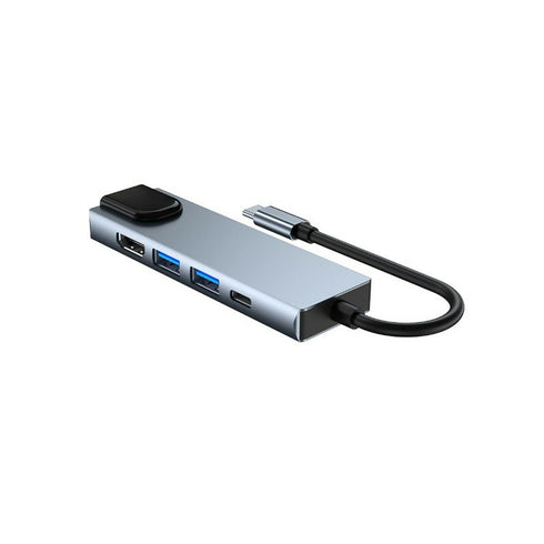 5-in-1 Aluminum Alloy Fast Charging Type-C Converter